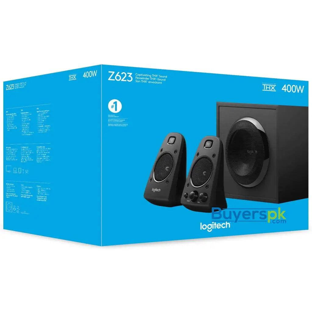 Logitech Z623 2.1 Thx-certified Speaker system with Subwoofer - Price in Pakistan Logitech Z623 2.1 Thx-certified Speaker system with Subwoofer - Price in Pakistan